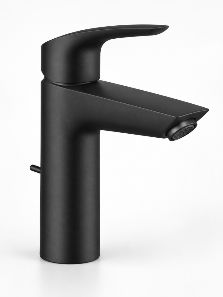 Grohe Eurosmart Lavabo Bataryası, Sifon Kumandalı, Mat Siyah
