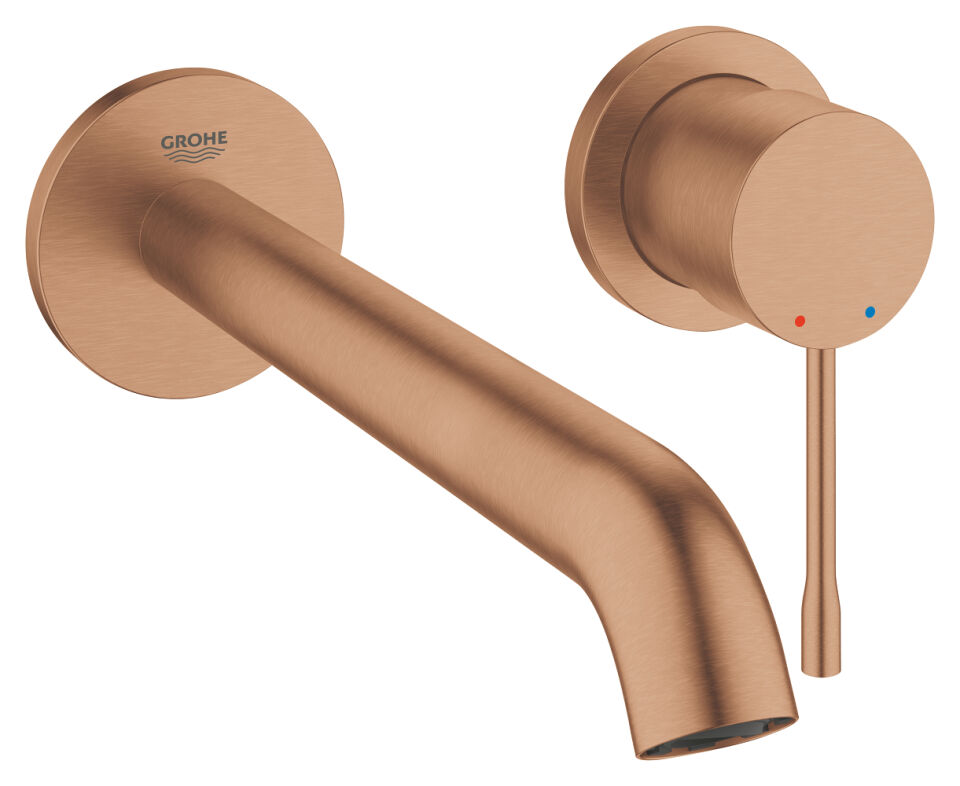 GROHE ESSENCE İKİ DELİKLİ LAVABO BATARYASI L-BOYUT FIRÇALANMIŞ WARM SUNSET - 29193DL1