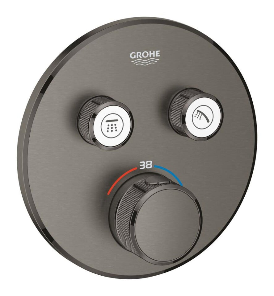 GROHE SMART CONTROL ANKASTRE BANYO DUŞ BAT YIV.2Ç – FIRÇALANMIŞ HARD GRAPHİTE