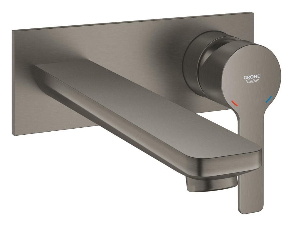 GROHE LINEARE NEW İKİ DELİKLİ LAVABO BATARYASI – FIRÇALANMIŞ HARD GRAPHITE