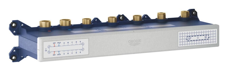 GROHE AQUA TILES ANKASTRE TERMOSTATİK MONTAJ GÖVDESİ 5 ÇIKIŞLI