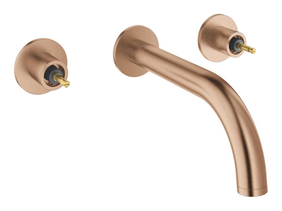 GROHE ATRIO PRIVATE COLLECTION 3 DELİKLİ LAVABO BATARYASI M BOYUT – FIRÇALANMIŞ WARM SUNSET
