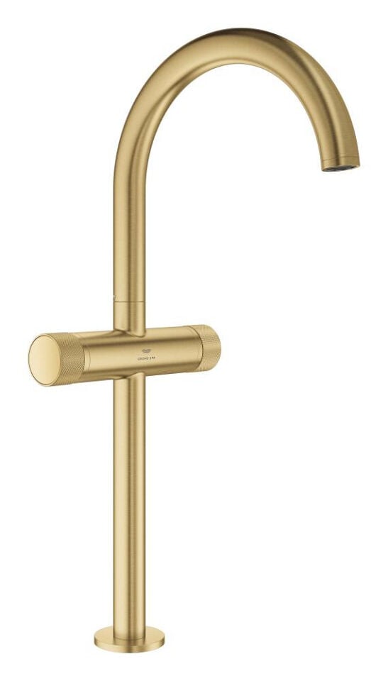 GROHE ATRIO PRIVATE COLLECTION TEK DELİKLİ LAVABO BATARYASI XL BOYUT – FIRÇALANMIŞ COOL SUNRISE