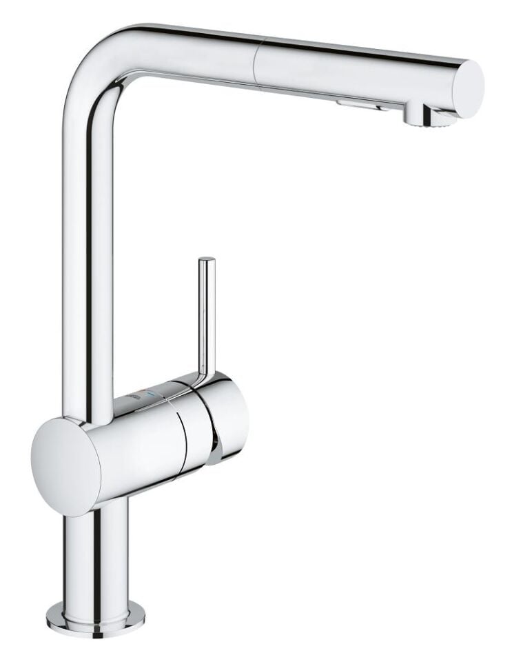 GROHE MINTA TEK KUMANDALI EVİYE BATARYASI – KROM