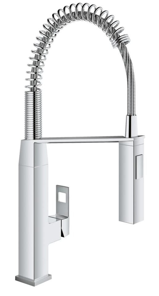 GROHE EUROCUBE TEK KUMANDALI EVİYE BATARYASI, PROFESYONEL MODEL – KROM