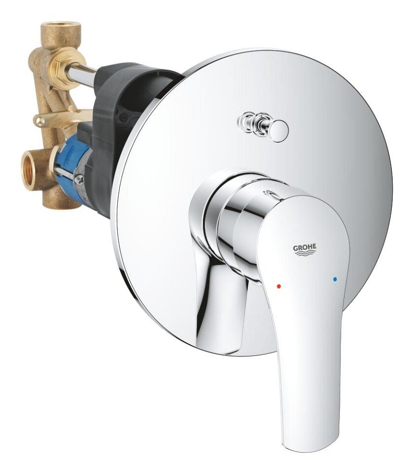 GROHE EUROSMART ANKASTRE BANYO BATARYASI – İÇ GÖVDE DAHİL, KROM