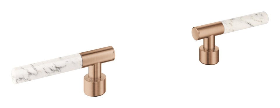 GROHE ATRIO PRIVATE COLLECTION WHITE ATTICA CAESARSTONE KUMANDA KOLU SETİ – WARM SUNSET