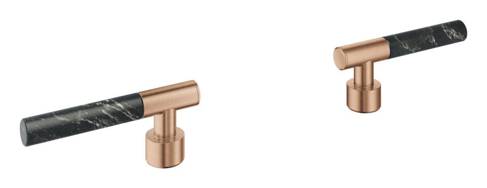 GROHE ATRIO PRIVATE COLLECTION VANILLA NOIR CAESARSTONE KUMANDA KOLU SETİ – WARM SUNSET