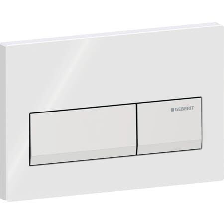 GEBERIT ALPHA50 SQUARE KUMANDA KAPAĞI BEYAZ -  115.060.11.1