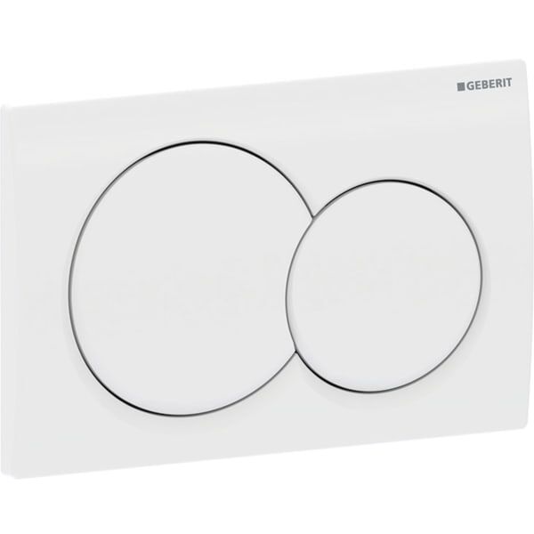 GEBERIT ALPHA01 ROUND KUMANDA KAPAĞI BEYAZ -  115.035.11.1