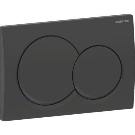 GEBERIT ALPHA01 ROUND KUMANDA KAPAĞI – MAT SIYAH