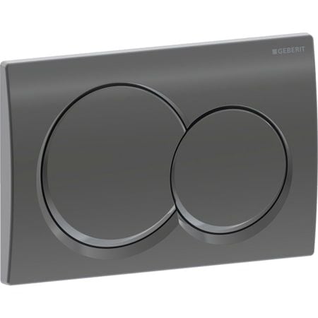 GEBERIT ALPHA01 ROUND KUMANDA KAPAĞI – SIYAH KROM