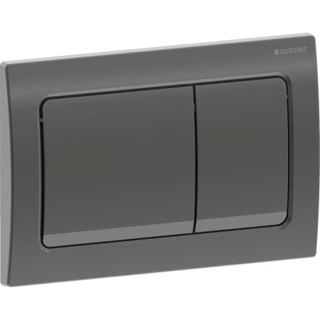 GEBERIT ALPHA01 SQUARE KUMANDA KAPAĞI – SIYAH KROM