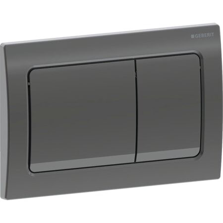 GEBERIT ALPHA01 SQUARE KUMANDA KAPAĞI SIYAH KROM - 115.055.QC.1