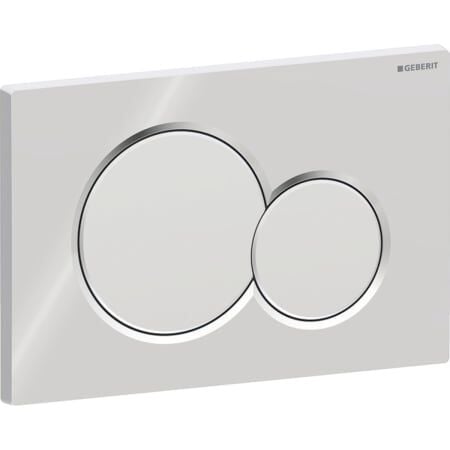 GEBERIT SIGMA01 ROUND KUMANDA KAPAĞI – PARLAK / MAT KROM