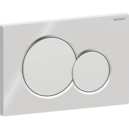 GEBERIT SIGMA01 ROUND KUMANDA KAPAĞI PARLAK / MAT KROM - 115.770.KA.5