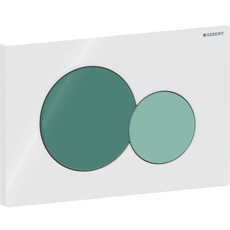 GEBERIT SIGMA01 ROUND KUMANDA KAPAĞI – KOYU YEŞIL / AÇIK YEŞIL