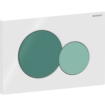 GEBERIT SIGMA01 ROUND KUMANDA KAPAĞI KOYU YEŞIL / AÇIK YEŞIL 115.770.79.5