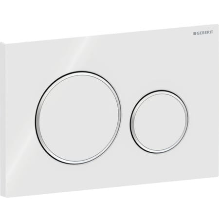 GEBERIT SIGMA20 ROUND KUMANDA KAPAĞI – BEYAZ / PARLAK / BEYAZ