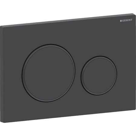 GEBERIT SIGMA20 ROUND KUMANDA KAPAĞI – MAT SIYAH / SIYAH / MAT SIYAH