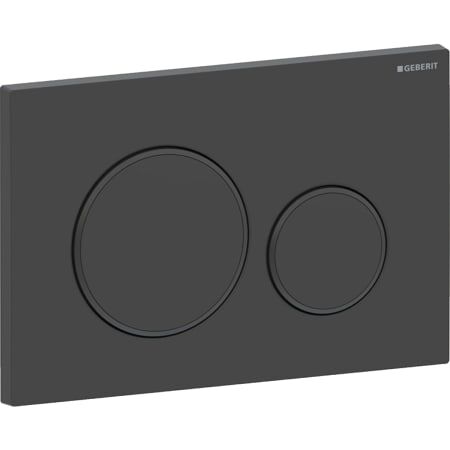 GEBERIT SIGMA20 ROUND KUMANDA KAPAĞI MAT SIYAH / SIYAH / MAT SIYAH - 115.882.16.1