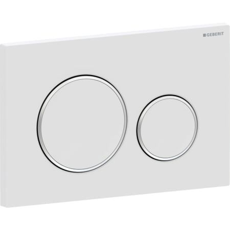 GEBERIT SIGMA20 ROUND KUMANDA KAPAĞI MAT BEYAZ / PARLAK / MAT BEYAZ - 115.882.JT.1