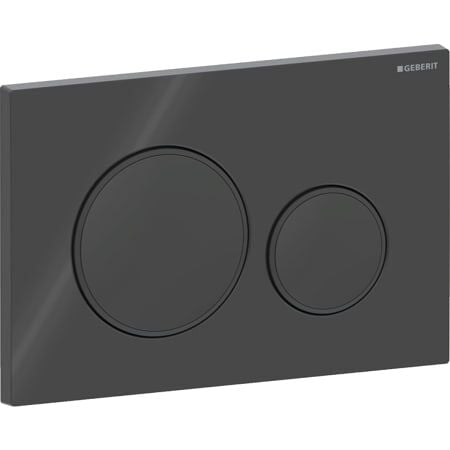 GEBERIT SIGMA20 ROUND KUMANDA KAPAĞI – SIYAH / MAT SIYAH / SIYAH