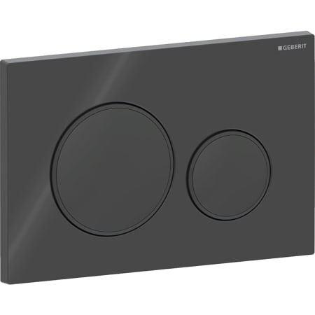 GEBERIT SIGMA20 ROUND KUMANDA KAPAĞI SIYAH / MAT SIYAH / SIYAH - 115.882.DW.1