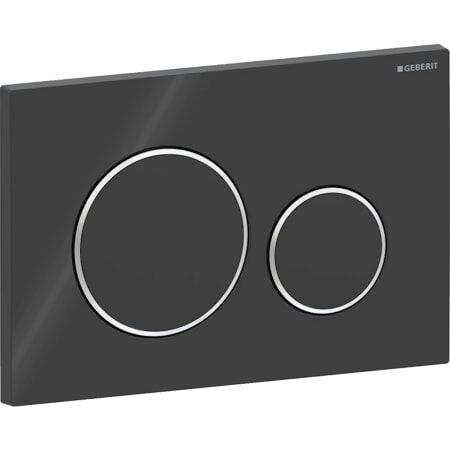 GEBERIT SIGMA20 ROUND KUMANDA KAPAĞI SIYAH / PARLAK / SIYAH - 115.882.KM.1